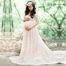 Lace Maternity Maxi Gown