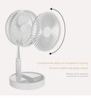 7200mAh Portable and Quiet Rechargeable Fan, ibuyxi.com
