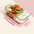 Sleek Glass Lunch Box for Food Storage, ibuyxi.com