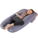 U Shape Maternity Pillow With Soft Coral Fleece, ibuyxi.com