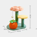 Sweet Orange Blossom Cat Scratching Post