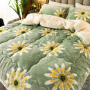 Winter Wildflower Plush Fleece Blanket, iBuyXi.com
