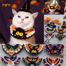 Handmade Halloween Cat Collars