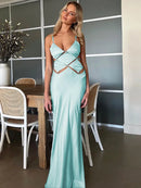 Mozision Elegant Maxi Cut Out Slip Dress, ibuyxi.com
