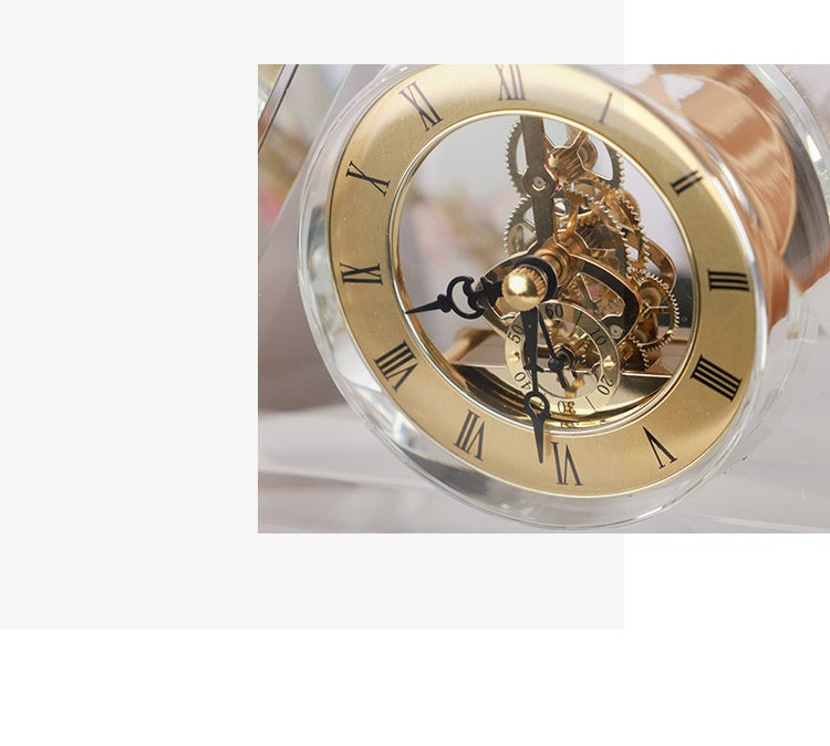 Nordic Luxury Crystal Gear Clock For Decoration - view 10