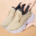 Women's Lightweight Warm Fuzzy Sneakers, iBuyXi.com