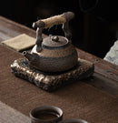 Dead Wood Teapot with Hemp Rope Handle, ibuyxi.com