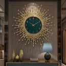 Sun Wall Clock for Luxury Living Room Decor, ibuyxi.com