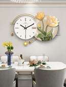 Modern and Luxury Light Wall Clock for Decor - view 3