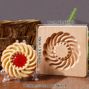 3D Wooden Cookie Cutter Moulds for Baking