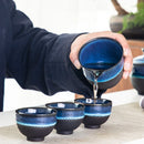 Ceramic Glaze and Unique Travel Teapot Set - view 5