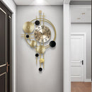 Modern Pointer Gold Metal Art Wall Clock - view 6