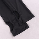 Hollow Out Full Sleeve O-Neck Mini Dress, iBuyXi.com