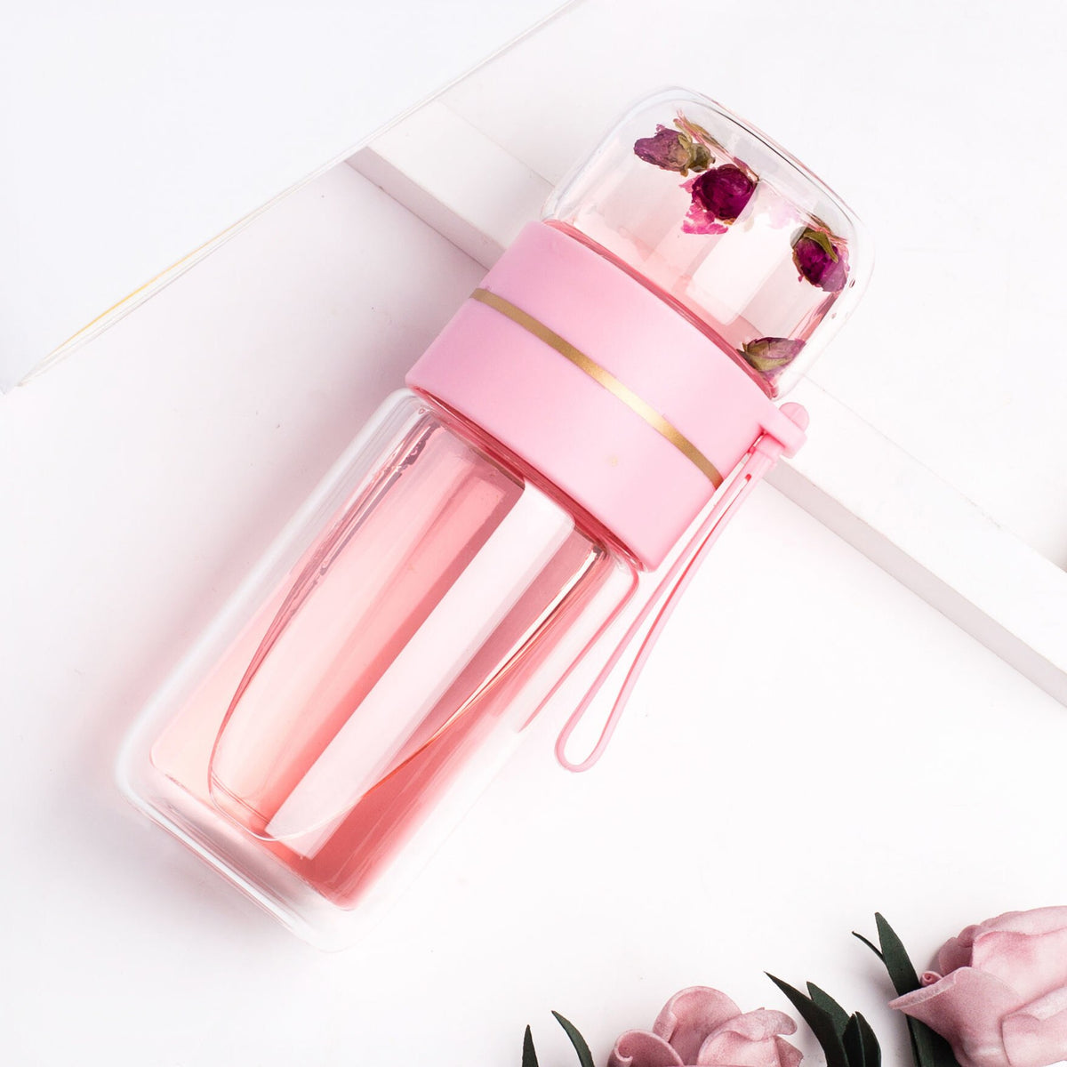 Creative Glass Thermos Mug Portable Vacuum Flask - view 3