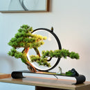 Zen Style Cliff Welcome Pine Bonsai Home Decor, ibuyxi.com