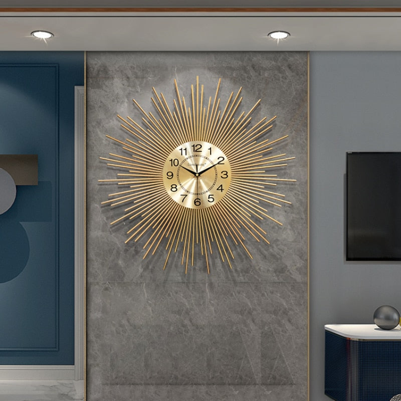 Silent Clock for Minimalist Living Room Decor, ibuyxi.com