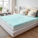 Cooling 2-3 Inch Gel Memory Foam Mattress Topper, iBuyXi.com