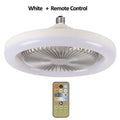 Ceiling Fan With Lights Remote Control E27 Converter Base 30W Smart Remote Control Ceiling Fan With LED Lighting For Living Room - iBuyXi.com