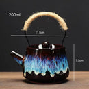 Exquisite and Gold Shining Ceramic Tea Pot - view 3