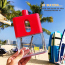 BPA Free Flat Water Bottle Travel Friendly Design - view 7