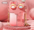 Tritan Straw Bus Water Bottle for Kids, iBuyXi.com