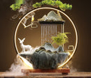 Creative Ceramic Flowing Water Rockery Fountain - view 5
