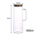 Glass Jar Bamboo Lid and Strainer - view 2