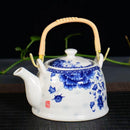 Luxurious Blue and White Porcelain Tea Pot, ibuyxi.com