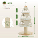 Three Tier Holiday Pine Cat Tree