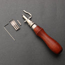 35 Piece Leather Hand Sewing Craft Tool Kit Set, iBuyxi.com