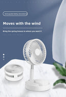 7200mAh Portable and Quiet Rechargeable Fan, ibuyxi.com