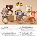 Crochet Animals Baby Rattle