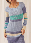 Slash Neck Beach Maxi Bodycon Knit Dress, ibuyxi.com