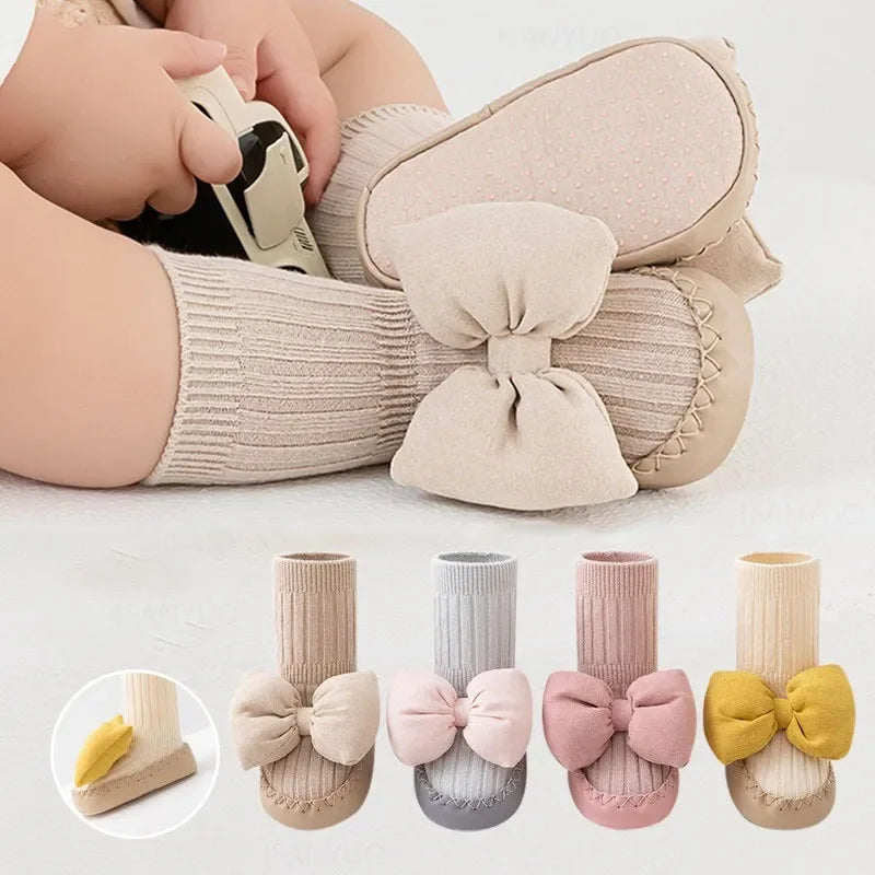 Cute Bow Anti Slip Baby Socks
