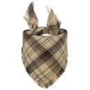 Classic Plaid Large Dog Bandanas