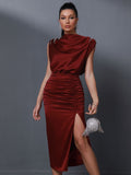 Perfect Collection Luxury Crystal Midi Dress, ibuyxi.com