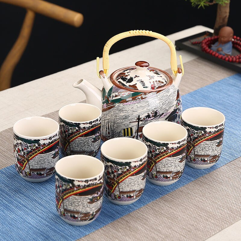 Handmade and Porcelain Ceramic Tea Pot Set, ibuyxi.com