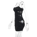 Comfy and Stylish Black Slip Short Dress, ibuyxi.com