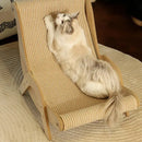 Sisal Wooden Lounge Cat Scratcher