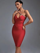 Crystal Bandage Dress - photo 3