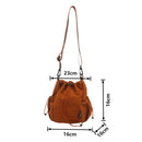Nylon Drawstring Bucket Bag