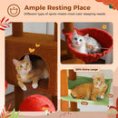 Floor to Ceiling Mushroom Cat Tower