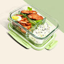 Sleek Glass Lunch Box for Food Storage, ibuyxi.com