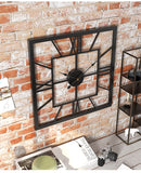 Creative and Silent Square Iron Wall Clock Decoration, iBuyXi.com