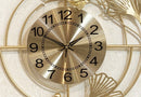 Modern Pointer Gold Metal Art Wall Clock, iBuyXi.com