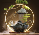Creative Ceramic Flowing Water Rockery Fountain - view 3
