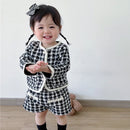 Tweed Plaid Two Piece Set Baby Clothes