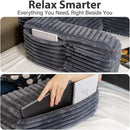 Extra Large Bed Pillow Built-In Arms, iBuyXi.com