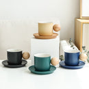 Ceramic Coffee Mug and Dish Tea Set, ibuyxi.com