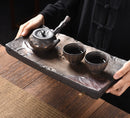 Handmade Firewood Tea Tray for Home, iBuyXi.com